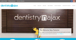 Desktop Screenshot of dentistryinajax.com